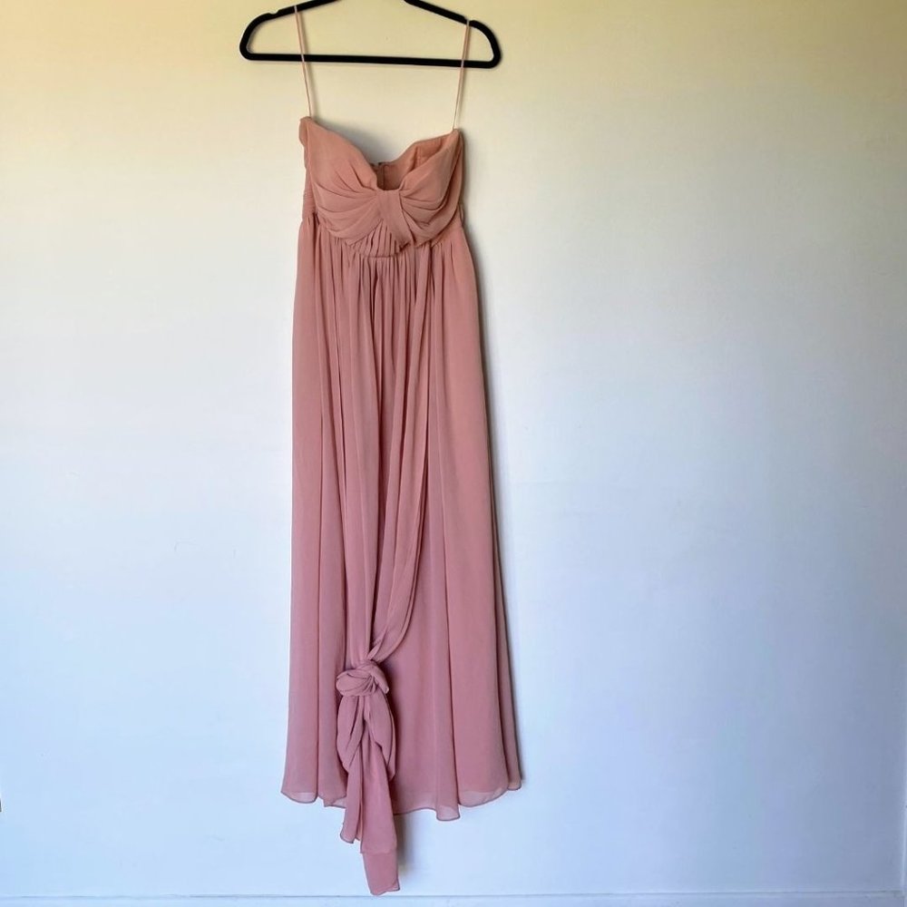 Birdy Grey Grace Convertible Dress Chiffon Dusty Rose M
